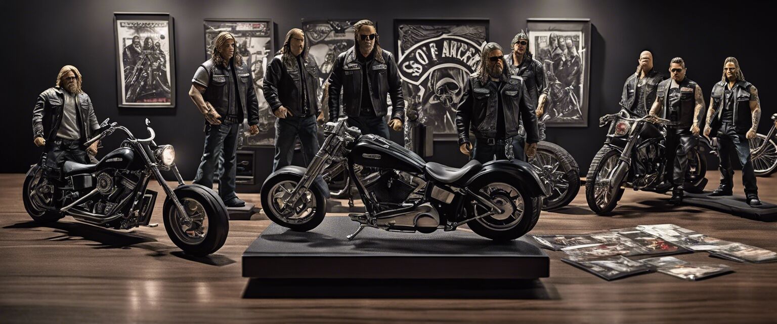 Sons of Anarchy merchandise display