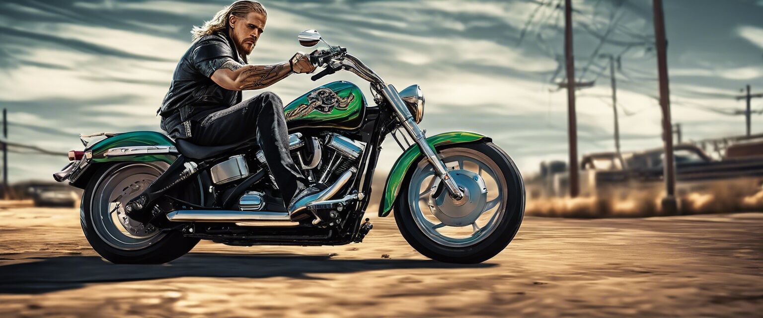 Artistic representation of Jax Teller