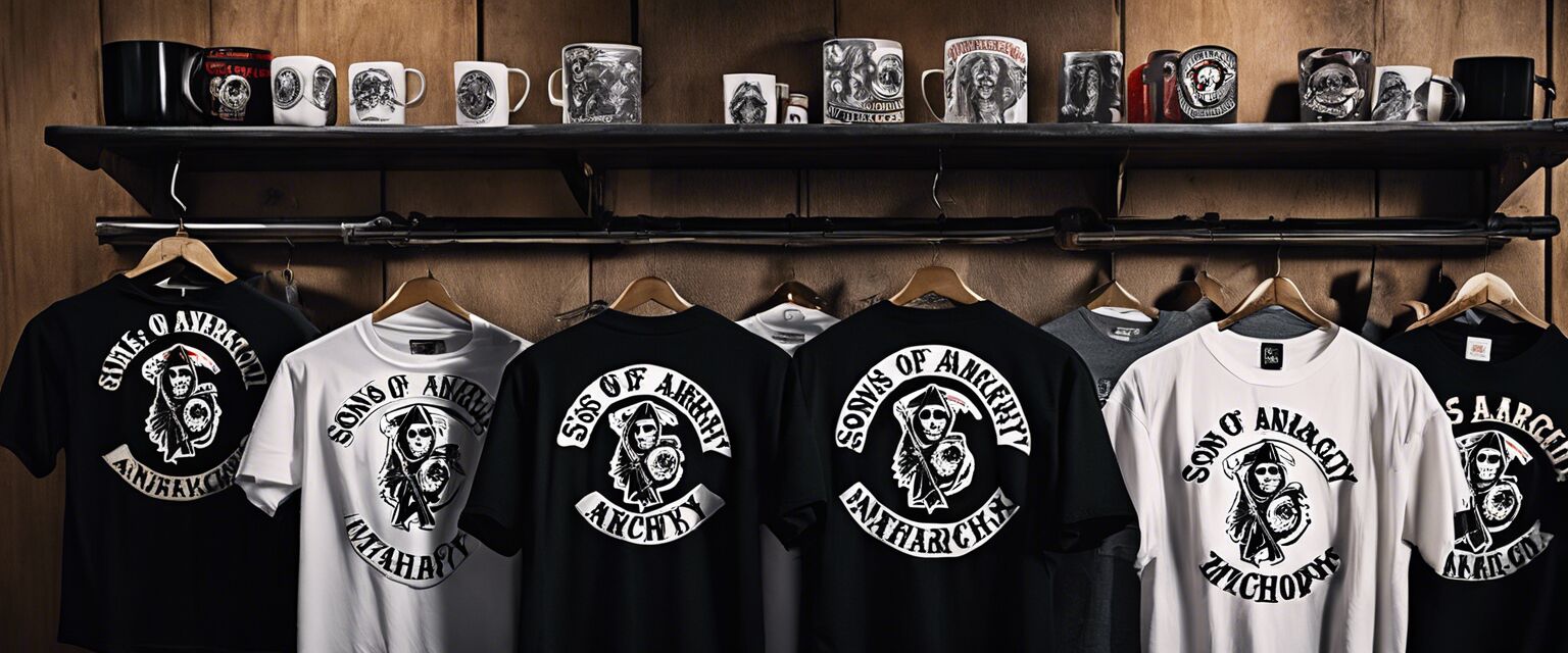 Sons of Anarchy merchandise display